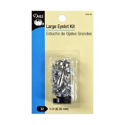 1/4" Large Nickel Eyelet Kit