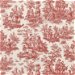 Waverly Country Life Toile Garnet Fabric thumbnail image 1 of 5