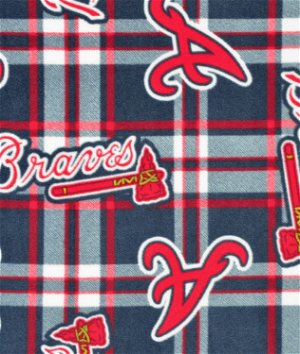 Fabric Traditions San Francisco Giants MLB Plaid Flannel Fabric