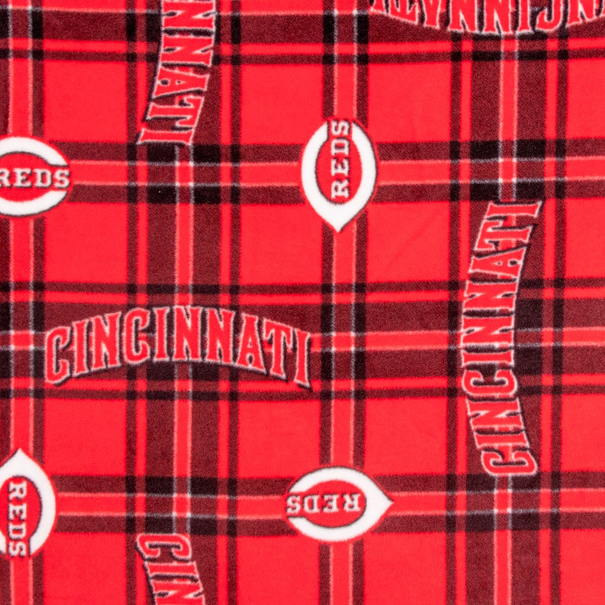 Fabric Traditions Cincinnati Reds MLB Fleece Fabric | OnlineFabricStore