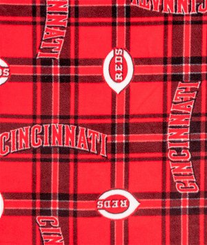 Fabric Traditions Cincinnati Reds MLB Fleece Fabric