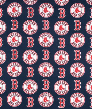 Fabric Traditions Boston Red Sox Navy MLB Cotton Fabric