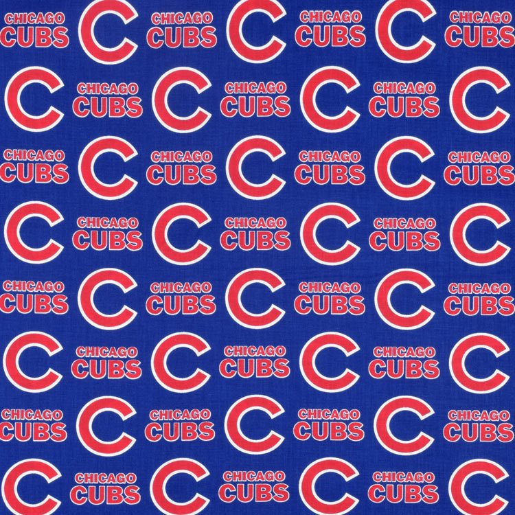 Chicago Cubs MLB Cotton Fabric