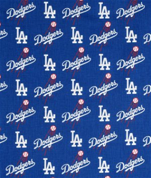Los Angeles Dodgers MLB Cotton Fabric