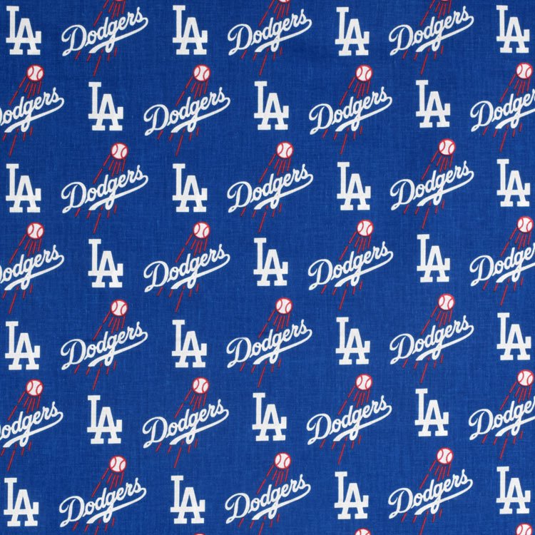 Los Angeles Dodgers MLB Cotton Fabric