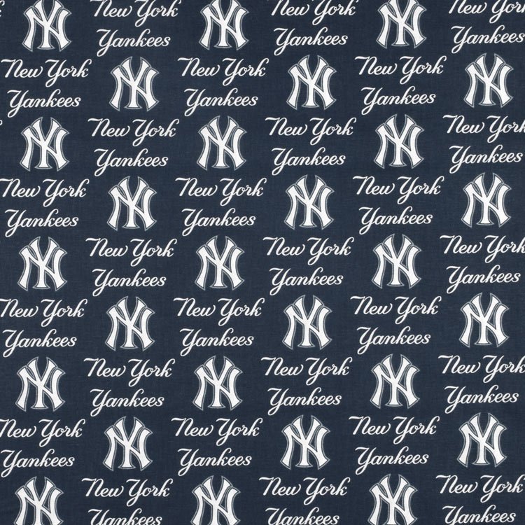 New York Yankees Navy MLB Cotton Fabric