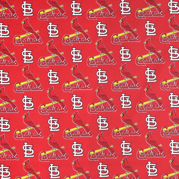 Fabric Traditions MLB Fleece Fabric St. Louis Cardinals by Fabric