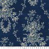 Waverly Country House Toile Indigo Blue Fabric - Image 2