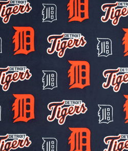  Fabric Traditions MLB Flannel Detroit Tigers Fabric