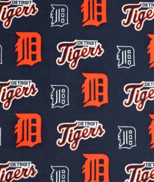 Fabric Traditions Detroit Tigers MLB Fleece Fabric