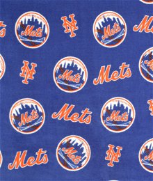 New York Mets MLB Fleece Fabric