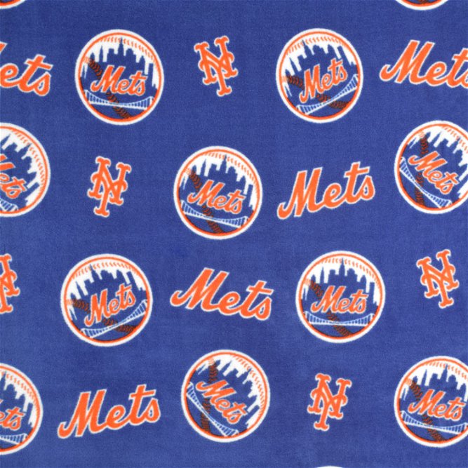 Fabric Traditions New York Mets MLB Fleece Fabric