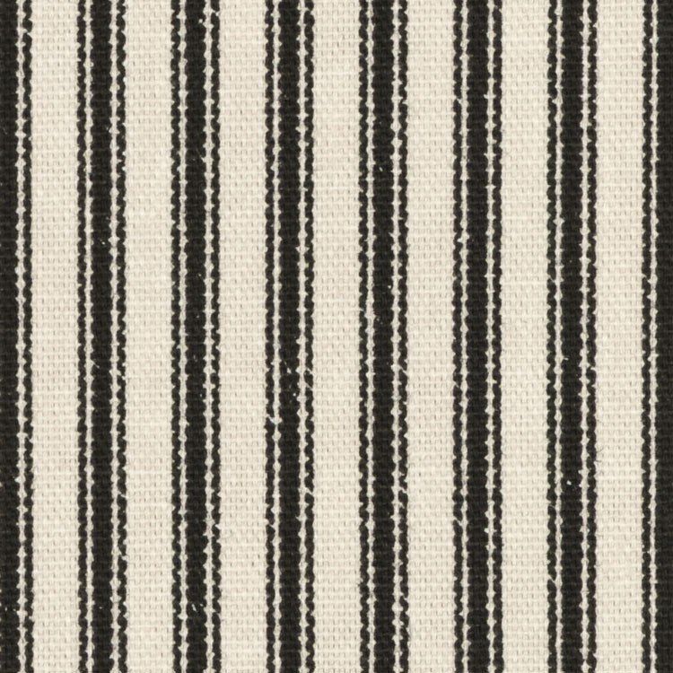Black and Beige Modern Velvet Stripe Upholstery Fabric 54