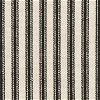 Waverly Timeless Ticking - Black / Cream Fabric - Image 2