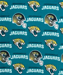 Jacksonville Jaguars NFL Fleece Fabric