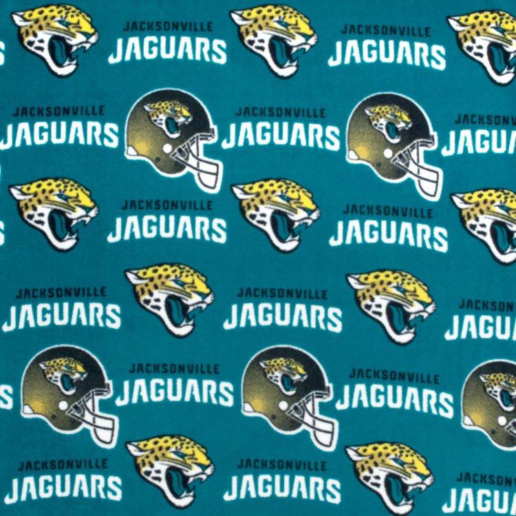 Fabric Traditions Jacksonville Jaguars NFL Fleece Fabric