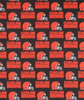 Fabric Traditions Cleveland Browns NFL Cotton Fabric