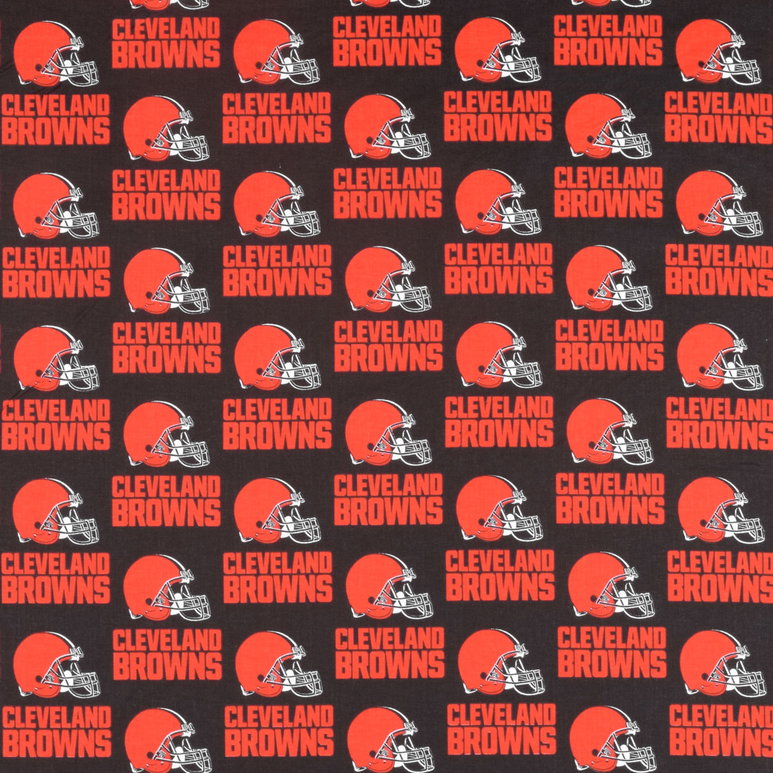 Fabric Traditions Cleveland Browns NFL Cotton Fabric