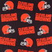Fabric Traditions Cleveland Browns NFL Fleece Fabric