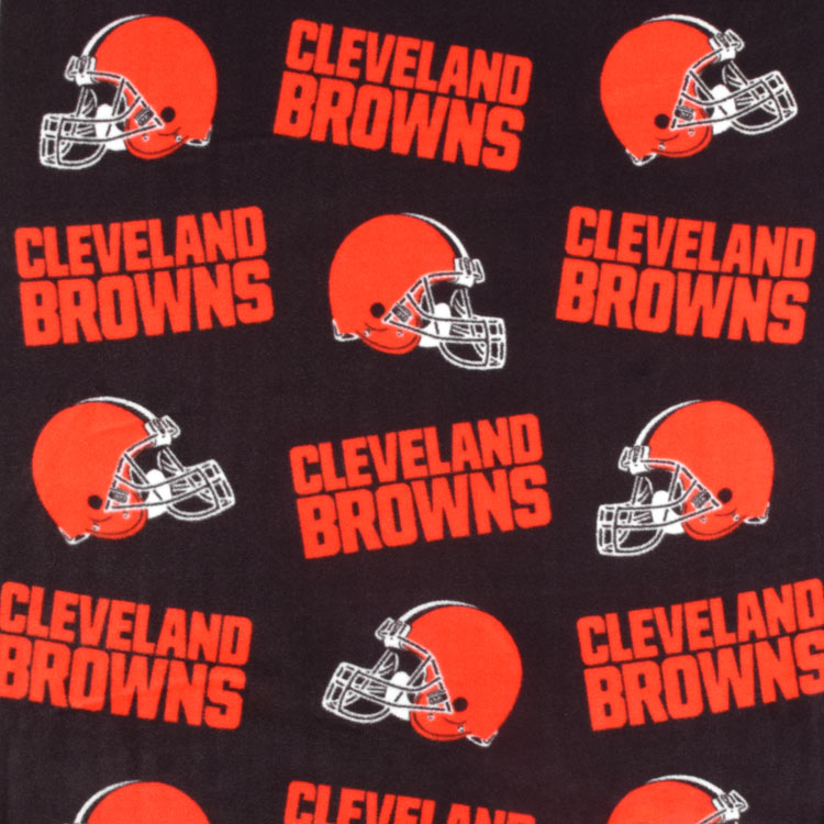 Fabric Traditions Cleveland Browns NFL Fleece Fabric