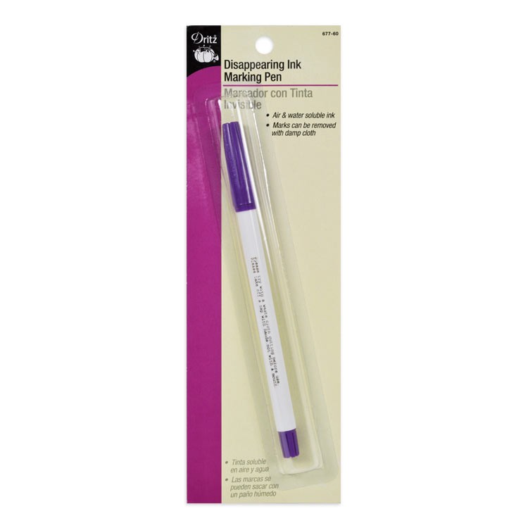 Dritz Disappearing Ink Marking Pen - Purple