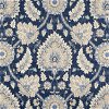 Waverly Castleford Indigo Fabric - Image 1
