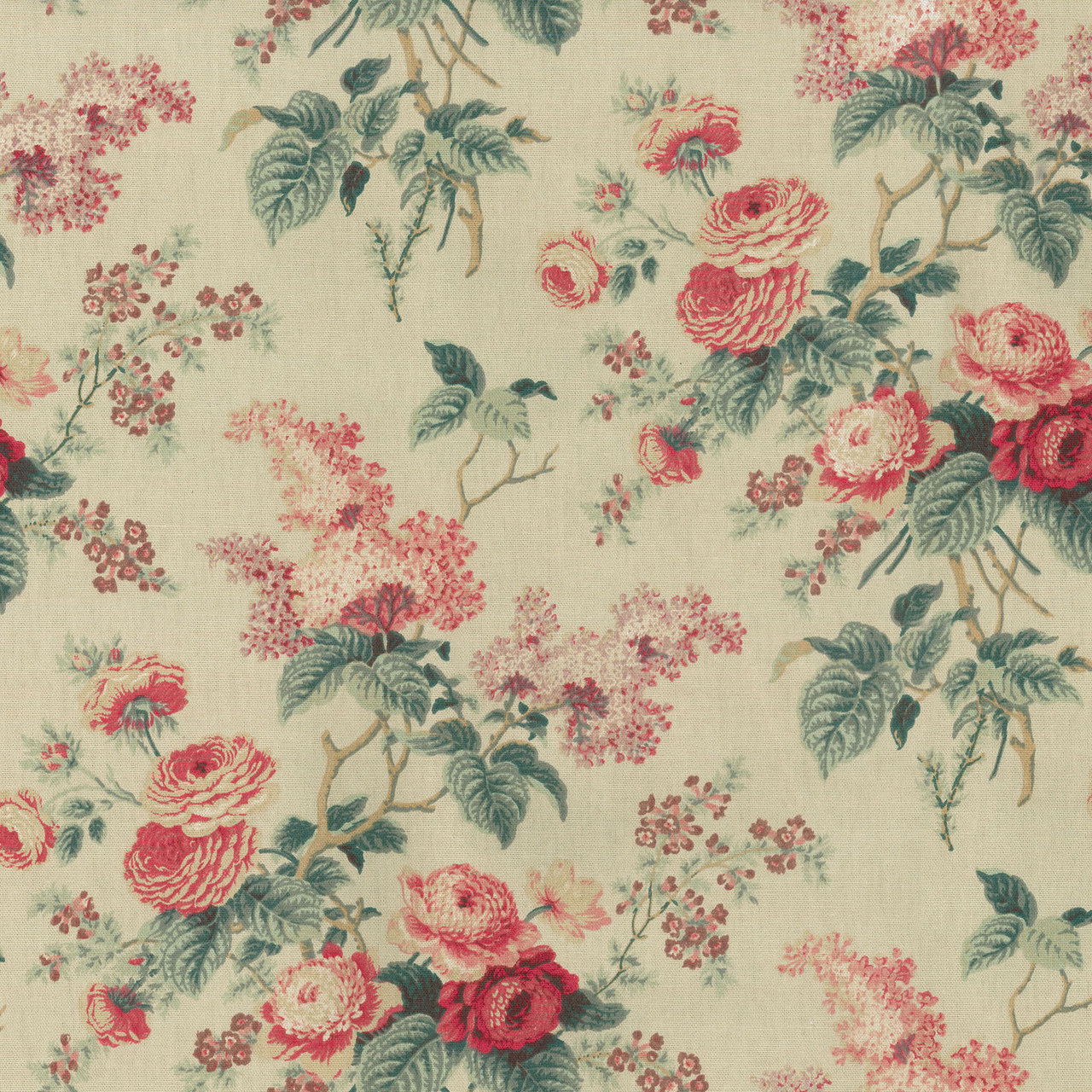 Waverly Emma's Garden Rosewood Fabric | OnlineFabricStore