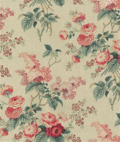 Waverly Emma's Garden Rosewood  Fabric