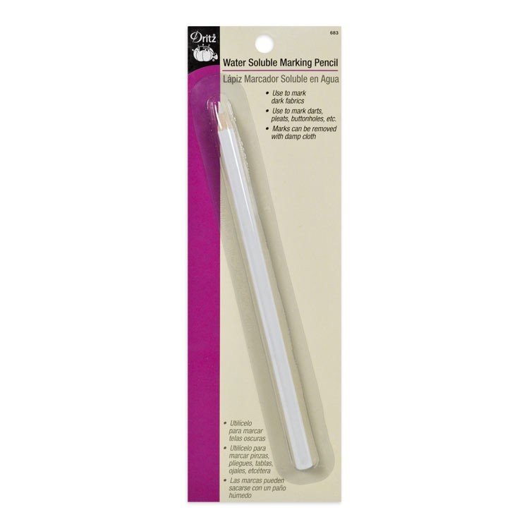 Dritz Water Soluble Marking Pencil - White