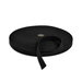 1-1/4" Black Cotton Webbing