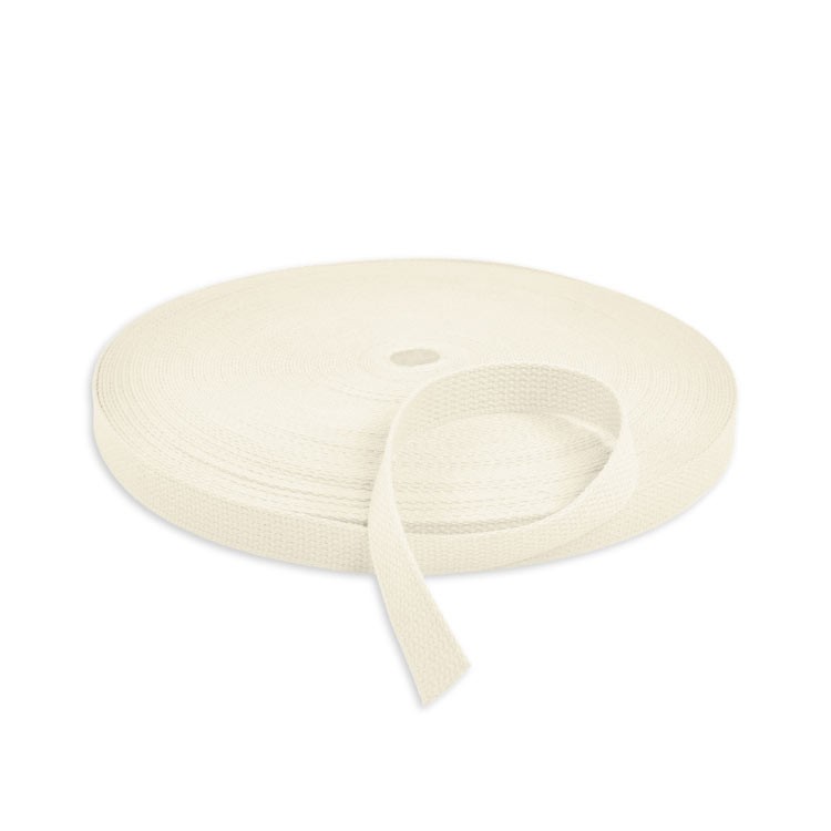 1-1/4" Natural Cotton Webbing
