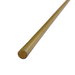 3/8" Brass Fabric Shade Bottom Rod - 4 Feet