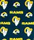 Fabric Traditions Los Angeles Rams NFL Fleece - Out of stock