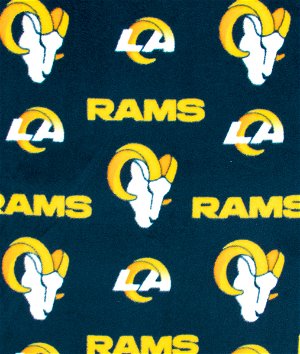 Los Angeles Rams NFL Fleece Fabric