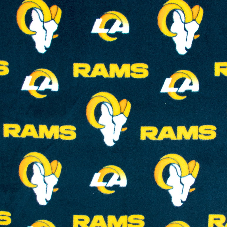 Fabric Traditions Los Angeles Rams NFL Fleece Fabric