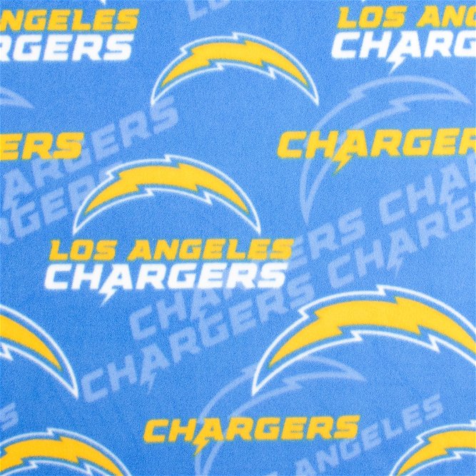 Fabric Traditions Los Angeles Chargers NFL Fleece Fabric