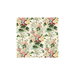 Lee Jofa Hollyhock Hand Block Linen White/Coral Fabric