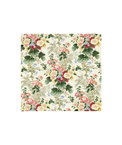 Lee Jofa Hollyhock Hand Block Linen White/Coral Fabric