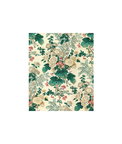 Lee Jofa Hollyhock Hand Block Cotton White/Brown Fabric