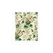 Lee Jofa Hollyhock Hand Block Linen White/Brown Fabric
