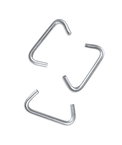3/4" D-Style Loose Galvanized Blunt Hog Rings