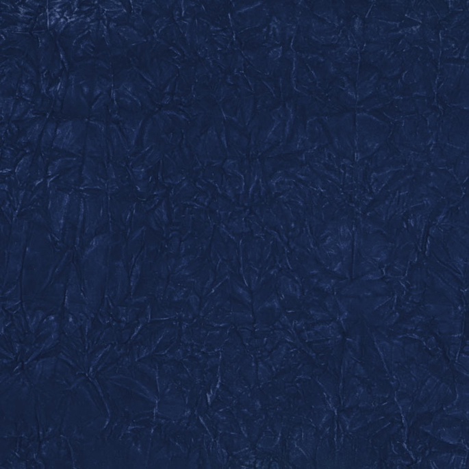 Navy Blue Crushed Flocked Velvet Fabric image 1 of 2