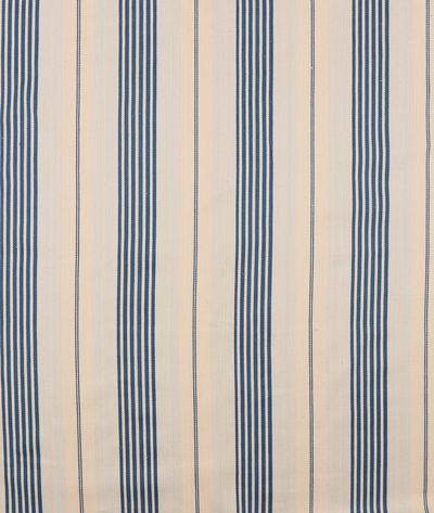 Roseraie Stripe Ticking Beige/Navy Fabric