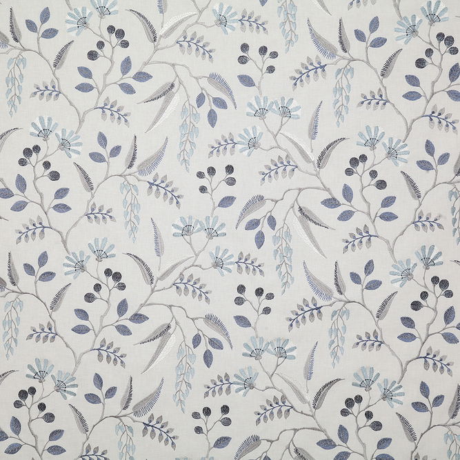 Pindler &amp; Pindler Plumes Bluebell Fabric