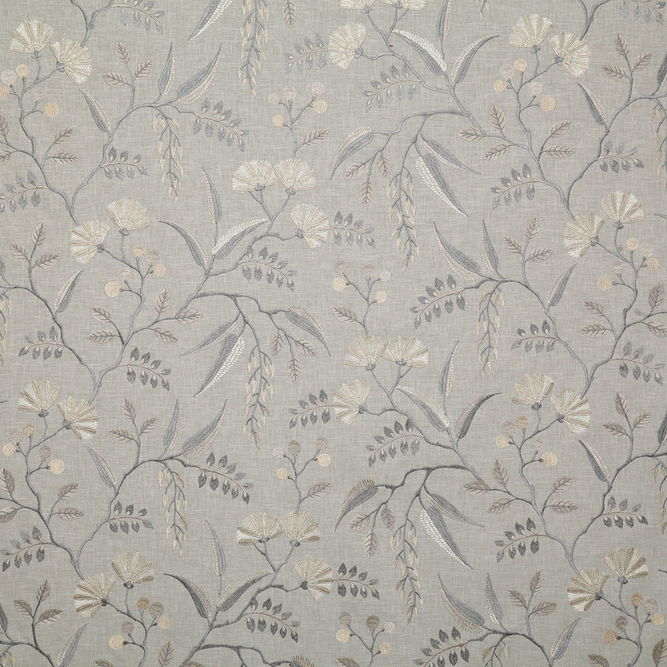 Pindler &amp; Pindler Plumes Stone Fabric