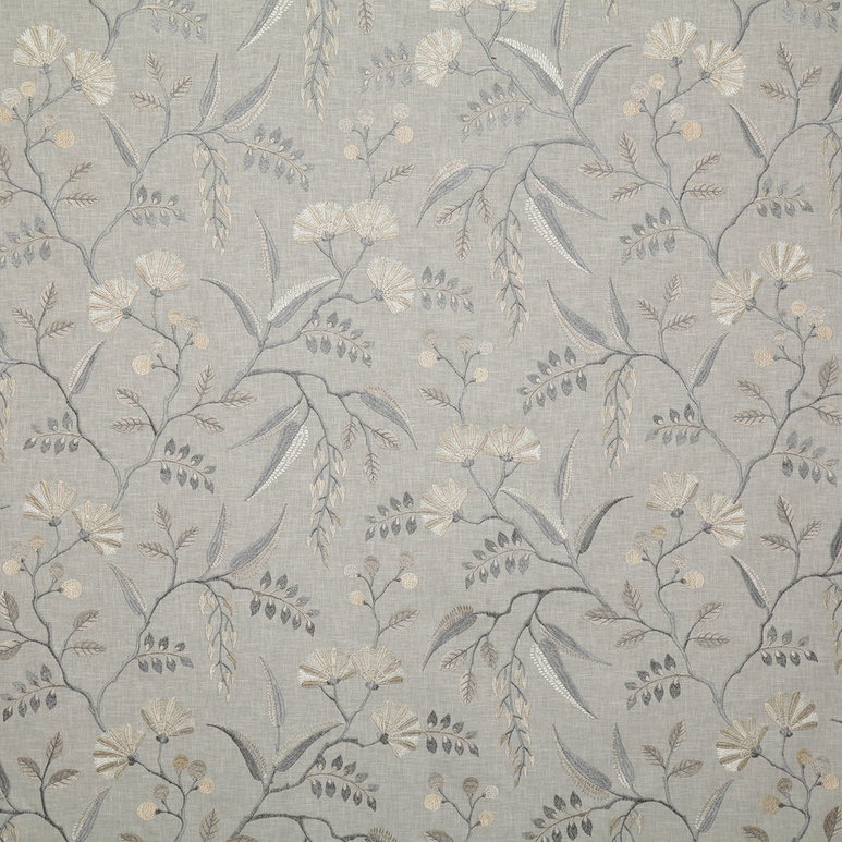 Pindler &amp; Pindler Plumes Stone Fabric