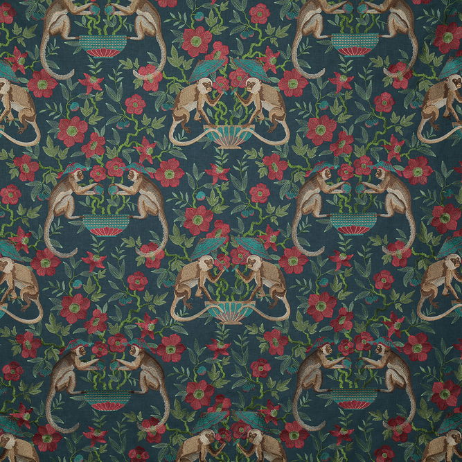Pindler &amp; Pindler Cheeky Monkey Blossom Fabric