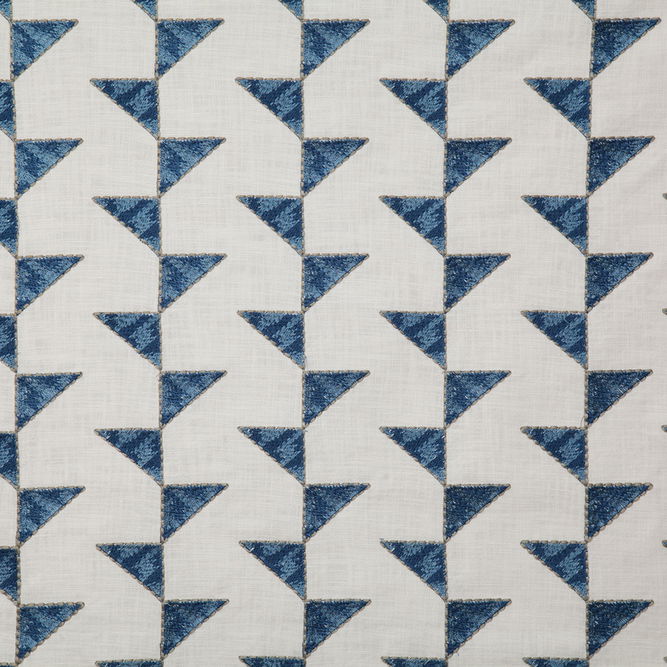 Pindler &amp; Pindler Geometric Lapis Fabric