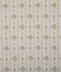 Pindler & Pindler Floral Stripe Gold Fabric