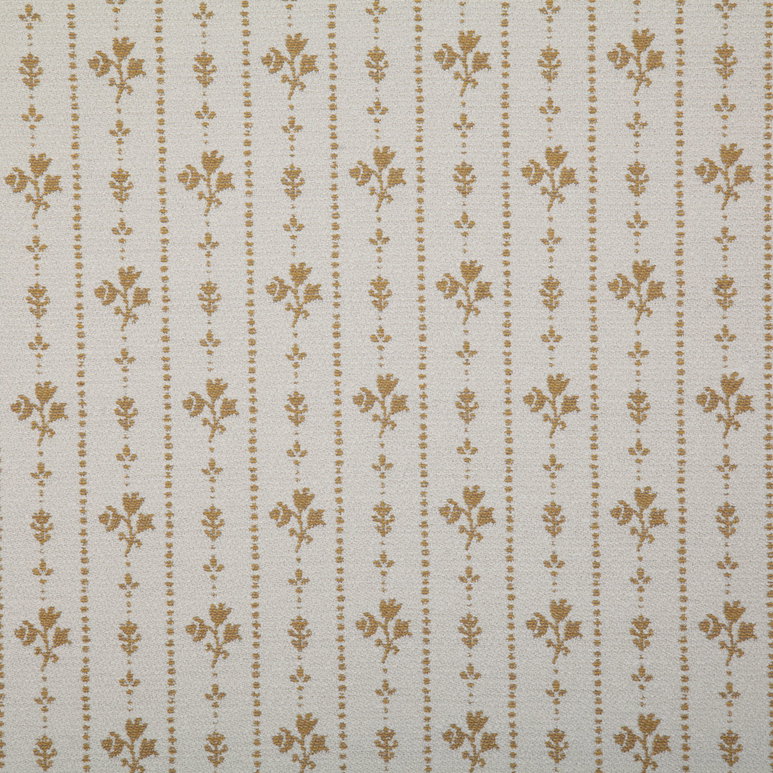Pindler &amp; Pindler Floral Stripe Gold Fabric